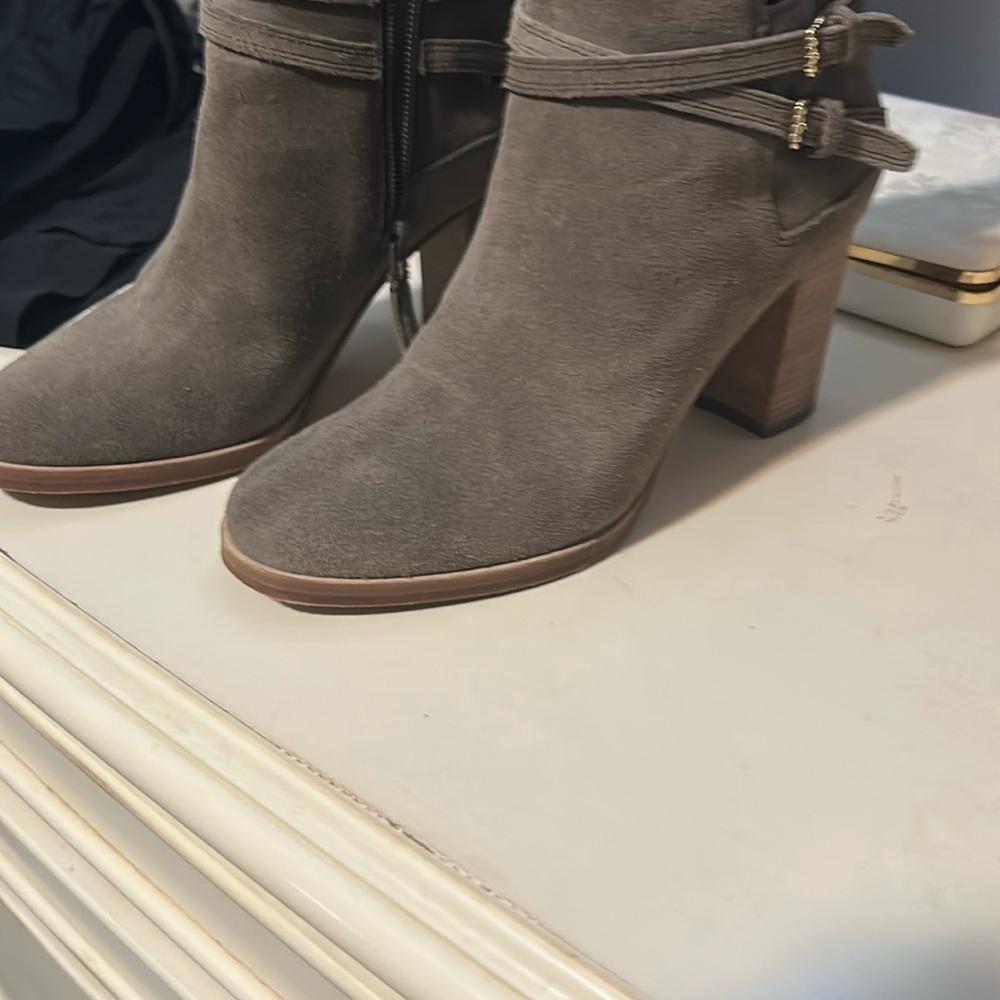 Elegant Taupe Ankle Boots
